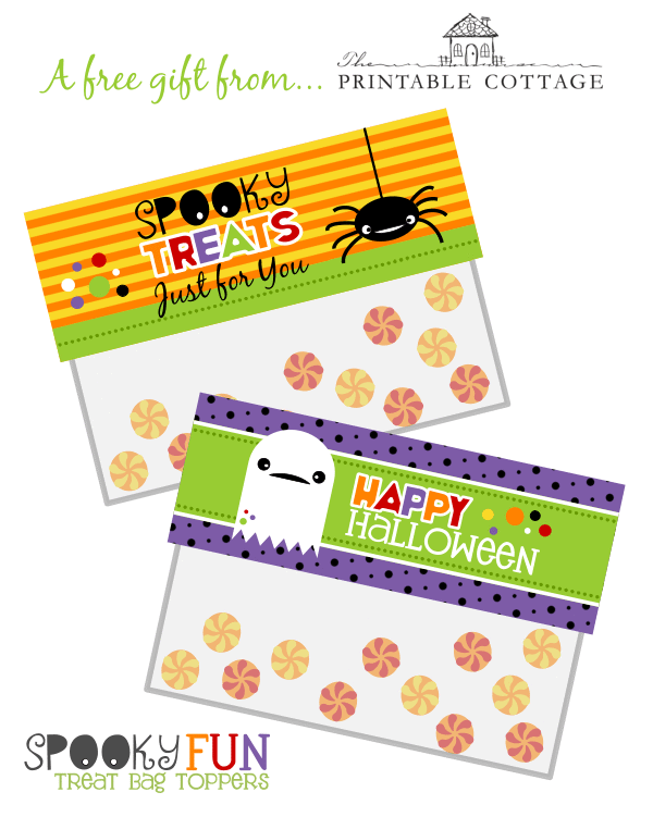 Spooky Tret Bag Toppers