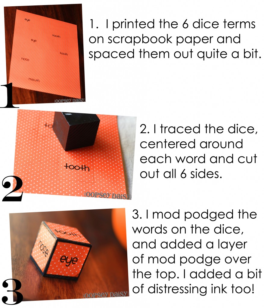 roll a jackolantern_dice with words