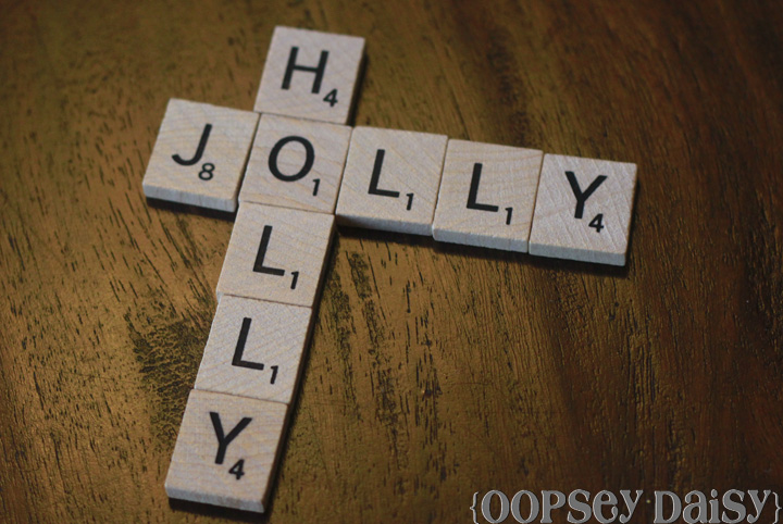 scrabble ornament_holly jolly