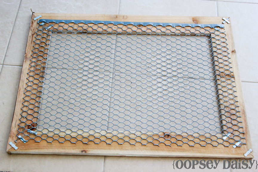 DIY chicken wire frame_chicken wire