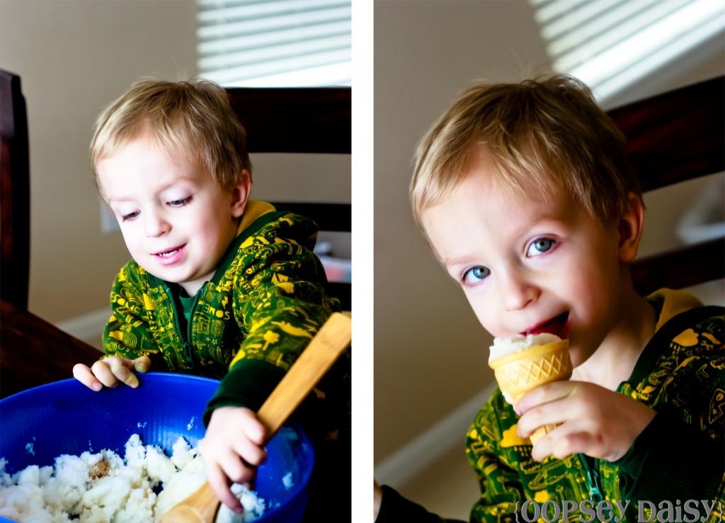 snow ice cream