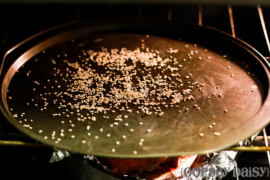 green beans_sesame seeds